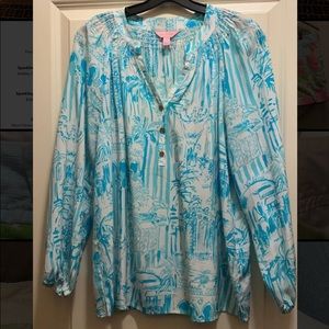 Lilly Pulitzer Elsa Silk Top